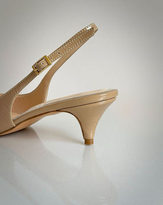 Ancora Beige Pump 4.5 cm
